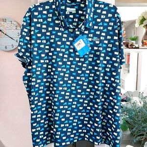 Columbia Super Slack Tide Stretch Polo Golf Shirt XXL NWT